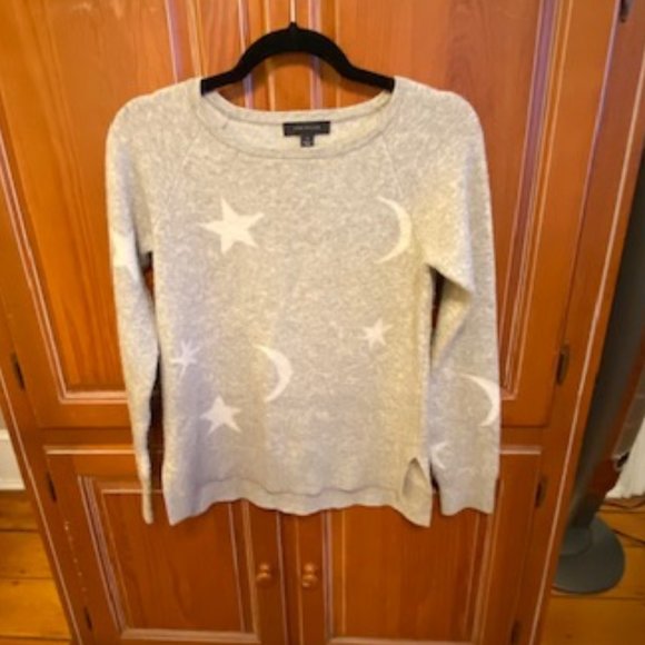 ANN TAYLOR !! WOOL MOON/STAR SWEATER ! SZ XS